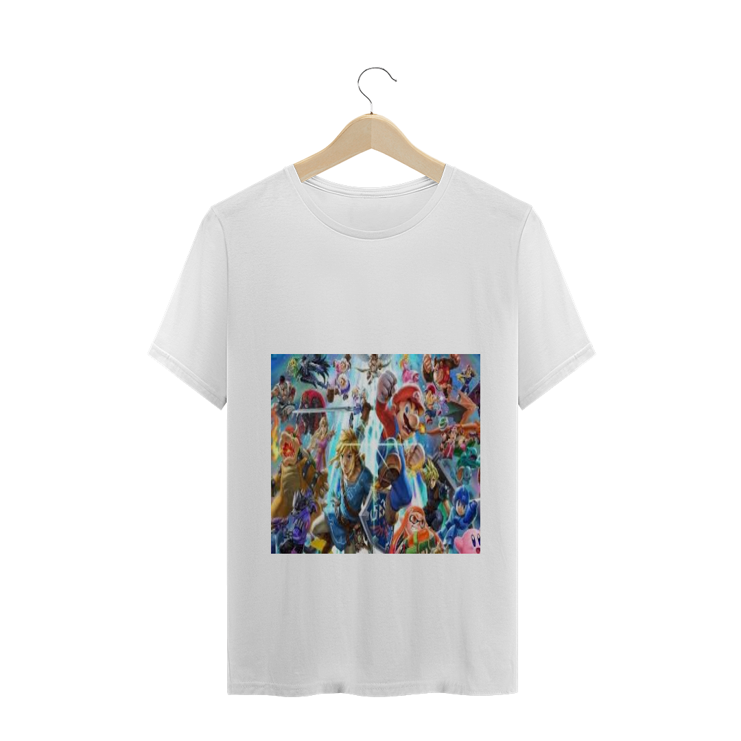 Nome do produto  Camisetas Personagens video game
