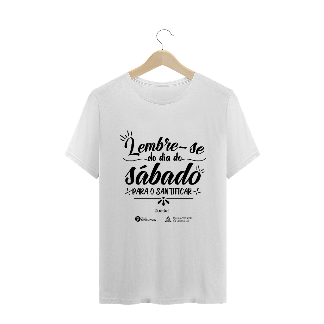 Nome do produto  Lembre-se estampa preta masculina 