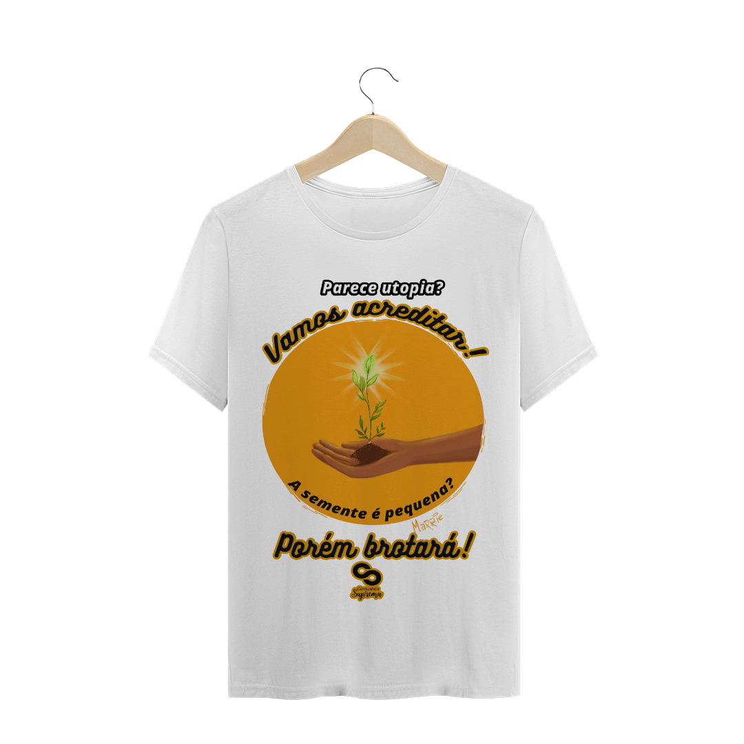 Nome do produto  CAMISETA - PARECE UTOPIA