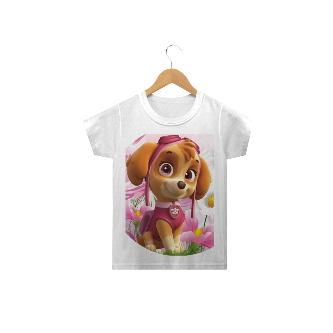 Nome do produto  camiseta skye patrulha canina
