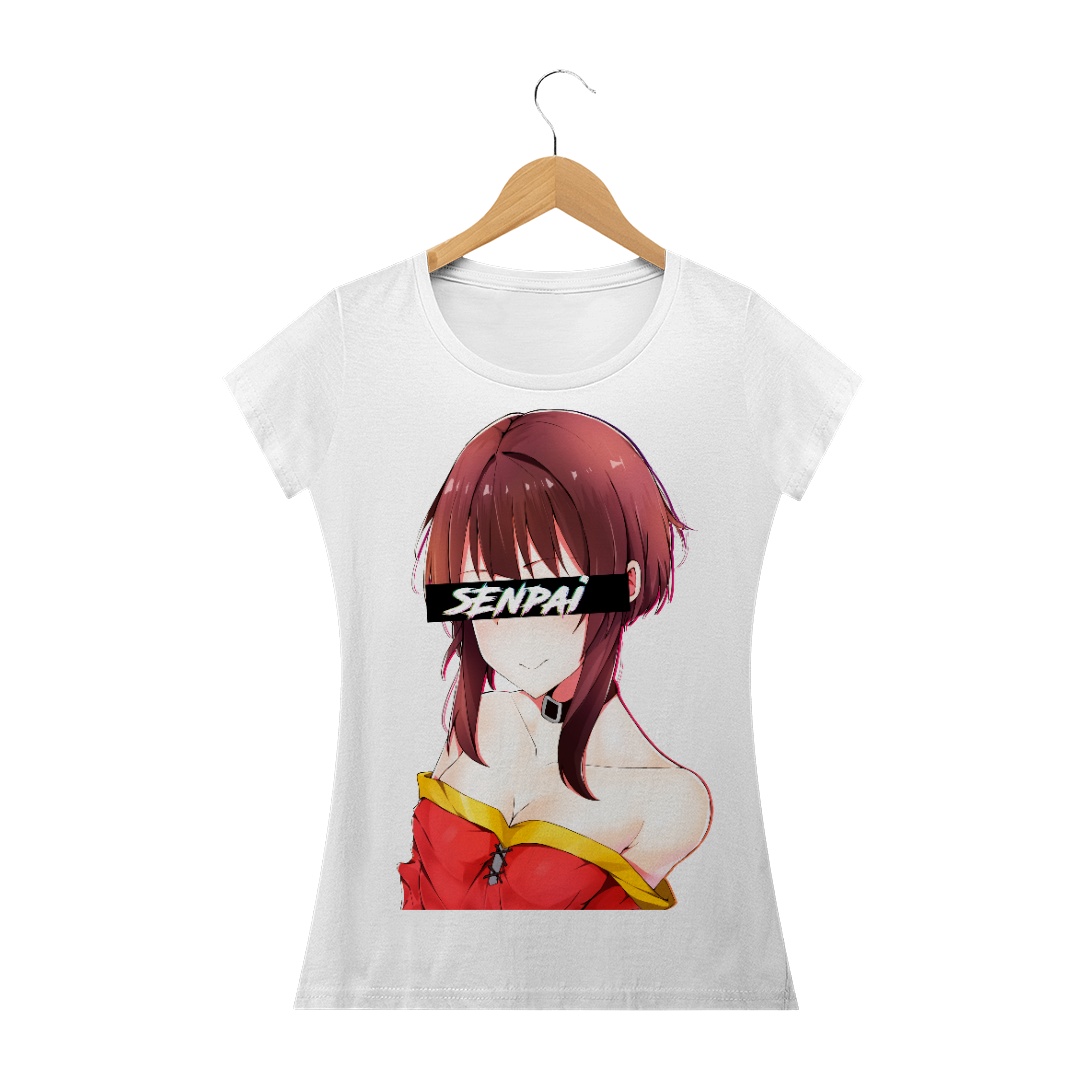 Nome do produto  camiseta feminina Megumin Senpai