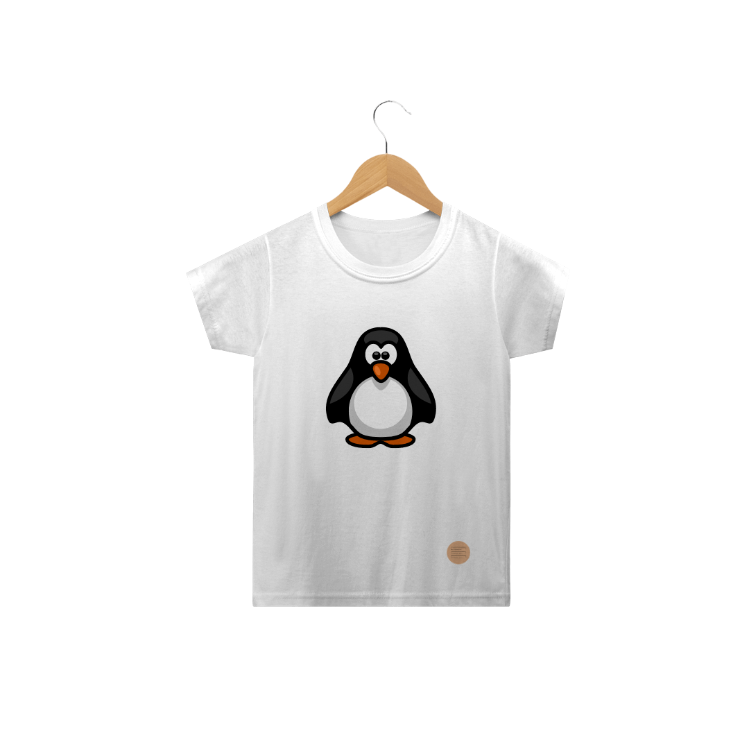 Nome do produto  Camisa infantil pinguim .lalu