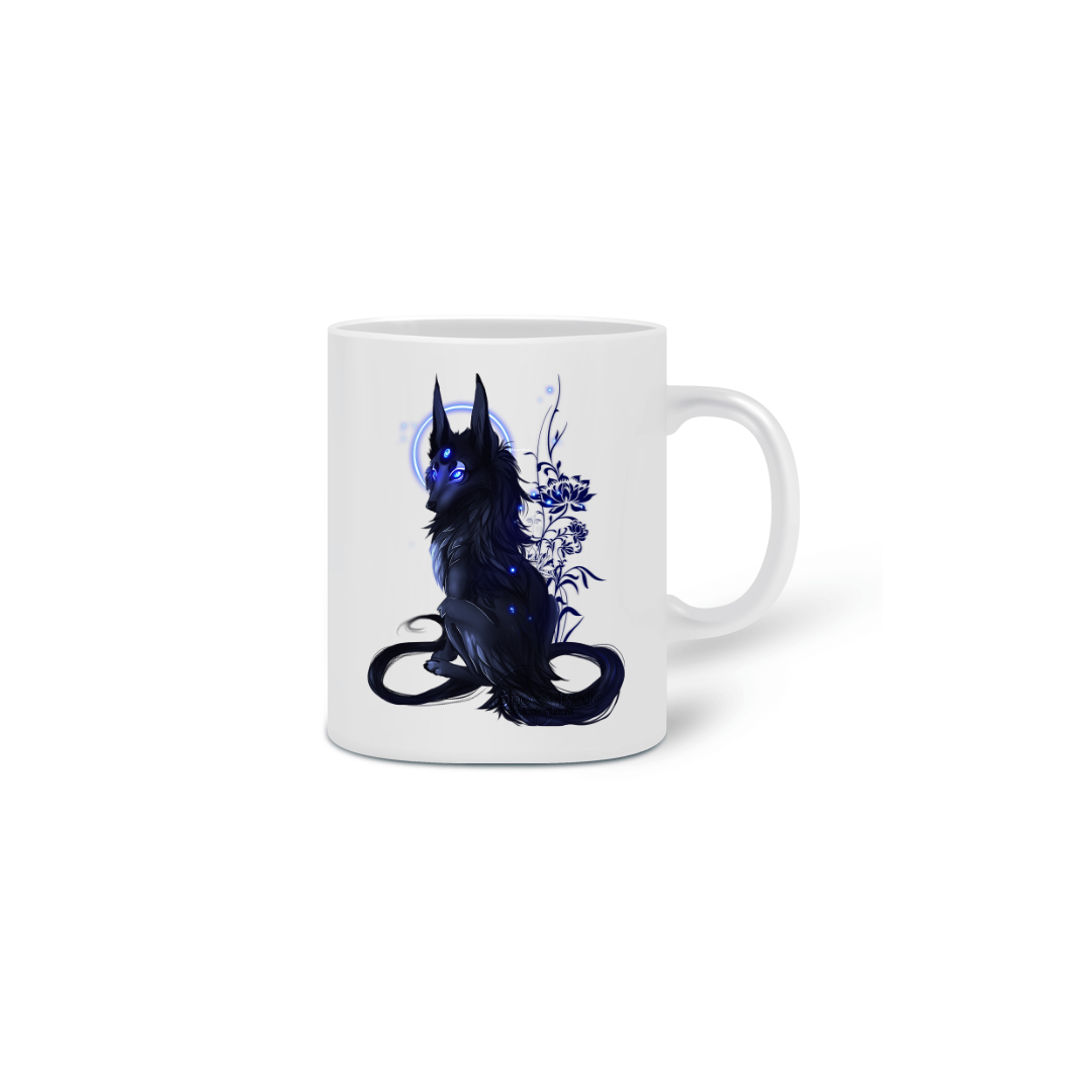 Caneca lobo mistico