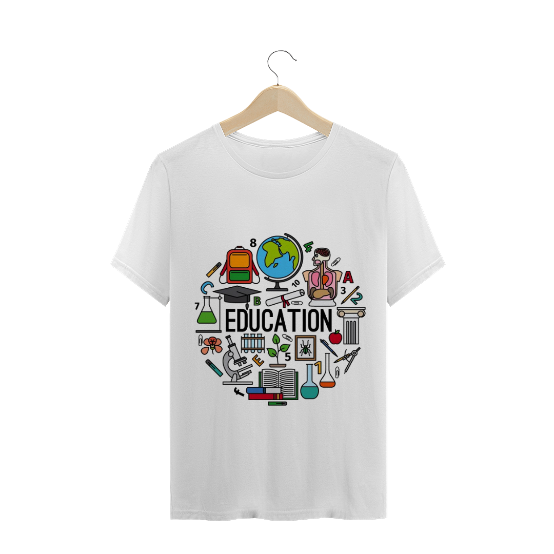 Camiseta educação masculina