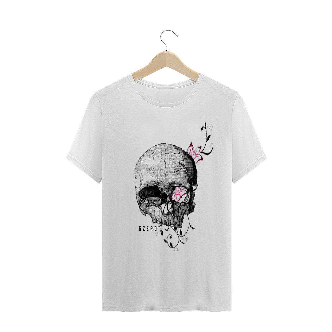 Nome do produto  CAMISETA MASCULINA CRANIO FLOR 5ZERO