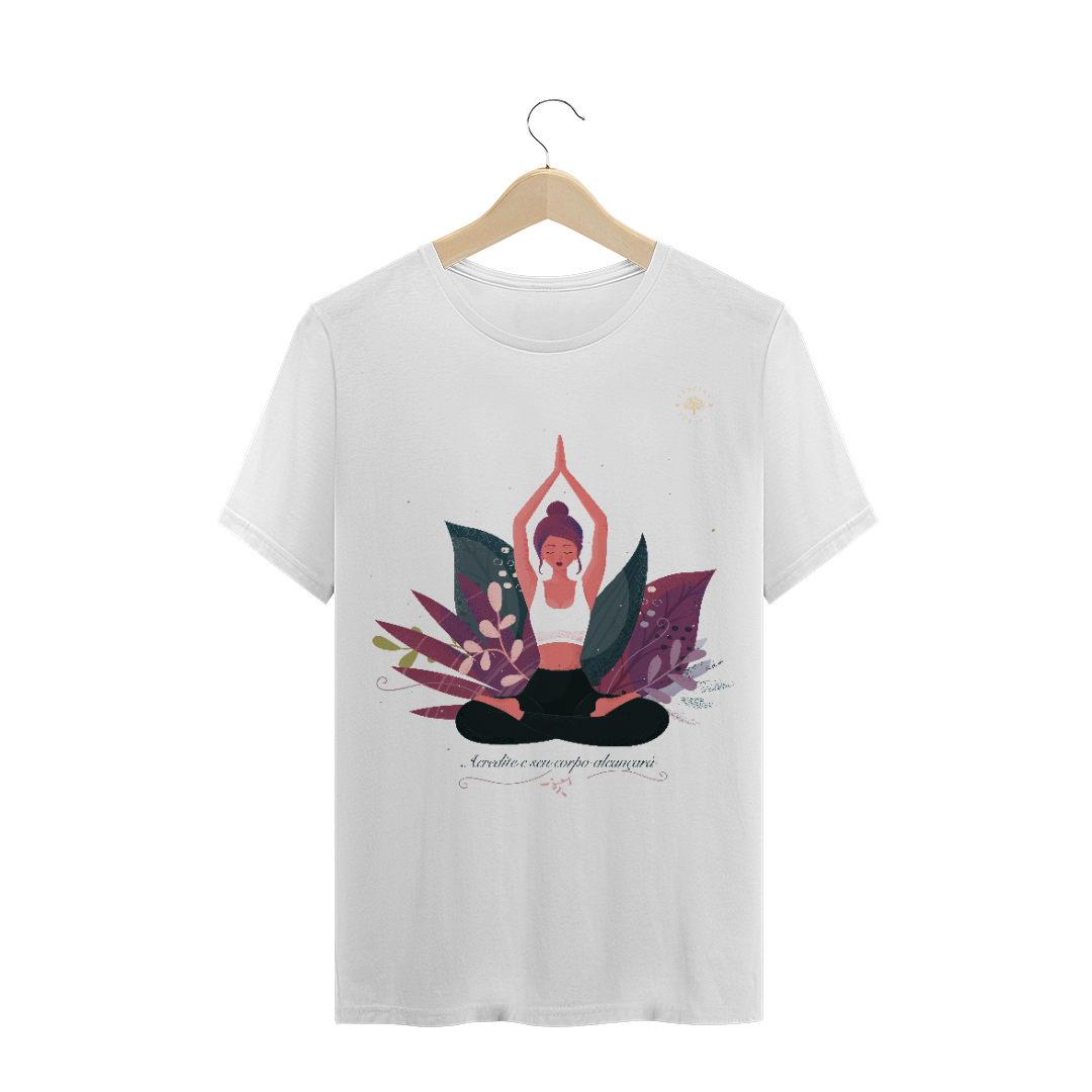 Nome do produto  Camiseta Plus Size - Gratidão