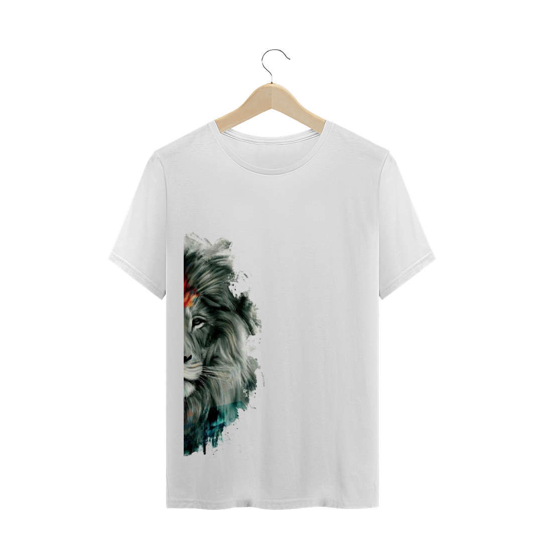 Nome do produto  Camiseta T-shirt Plus Size Leão