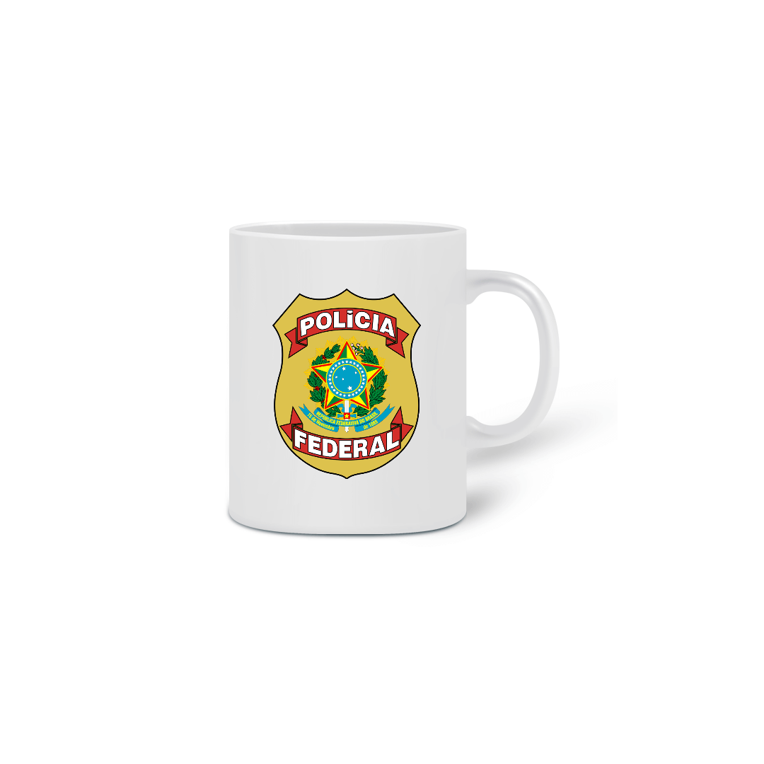 Nome do produto  CANECA POLÍCIA FEDERAL