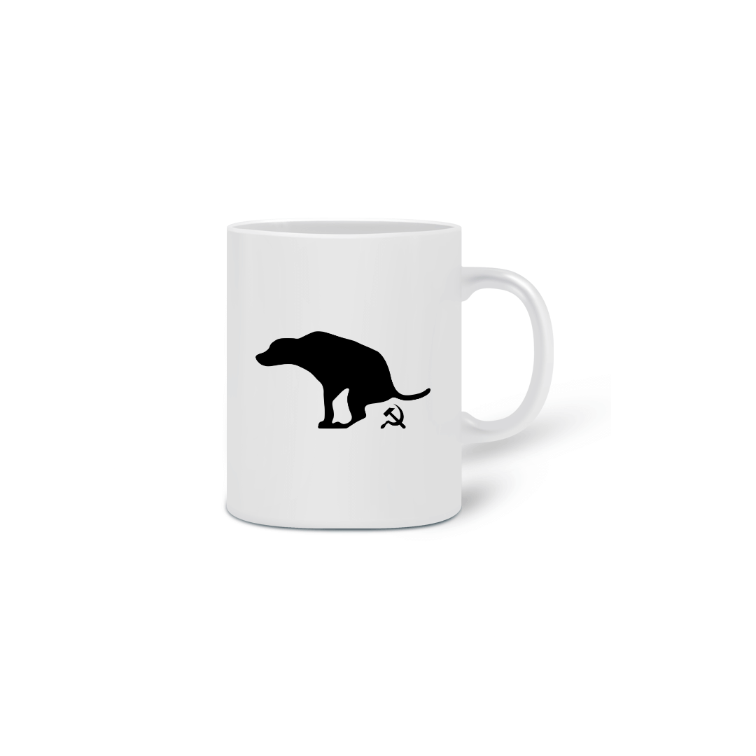 Nome do produto  Comunismo é uma merda - CANECA ANTI COMUNISTA