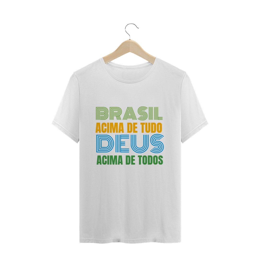 Nome do produto  Brasil acima de tudo Deus acima de todos - CAMISETA ANTI COMUNISTA (COLORIDA)