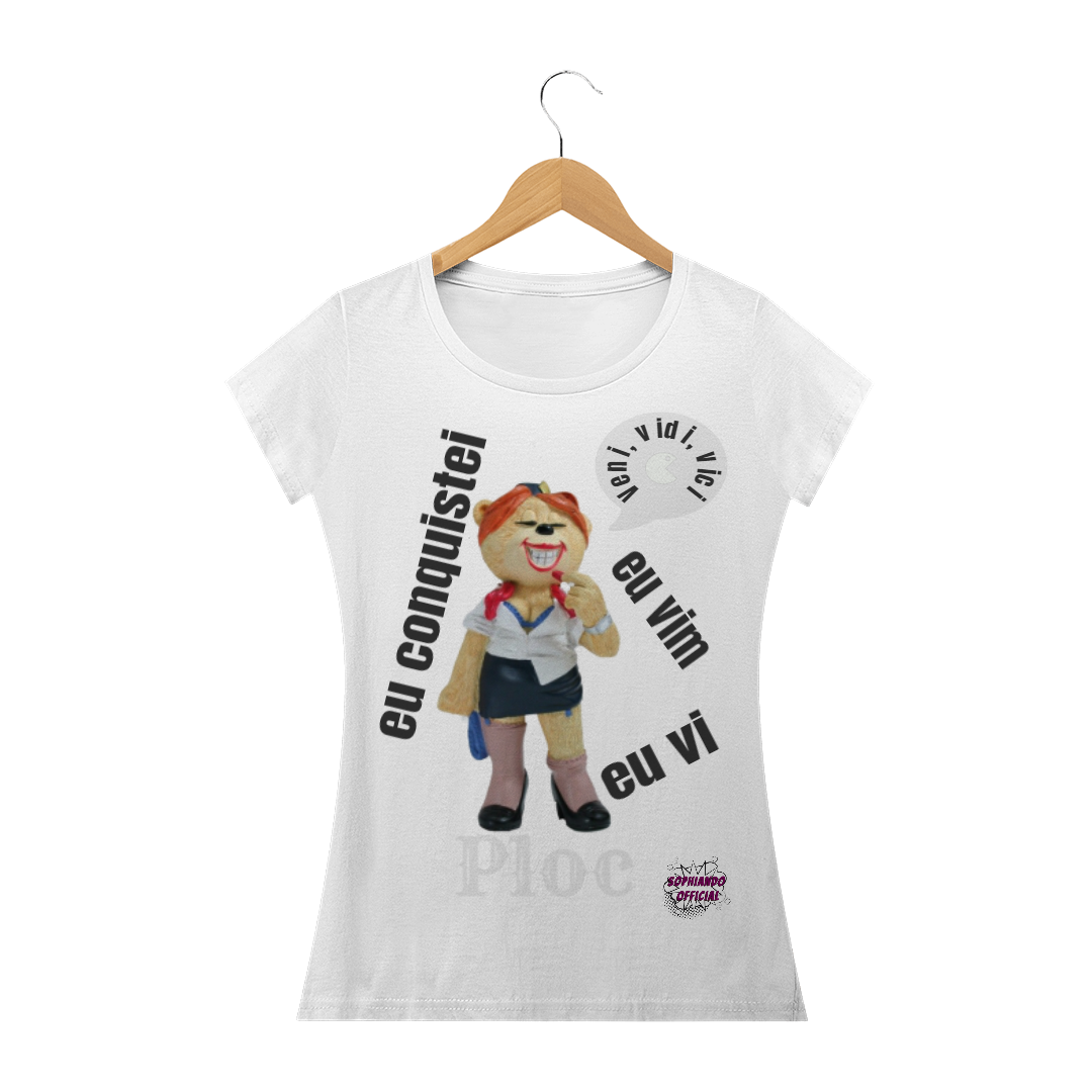 Nome do produto  Veni,Vidi,vici! Camisa Feminina Baby Long Quality