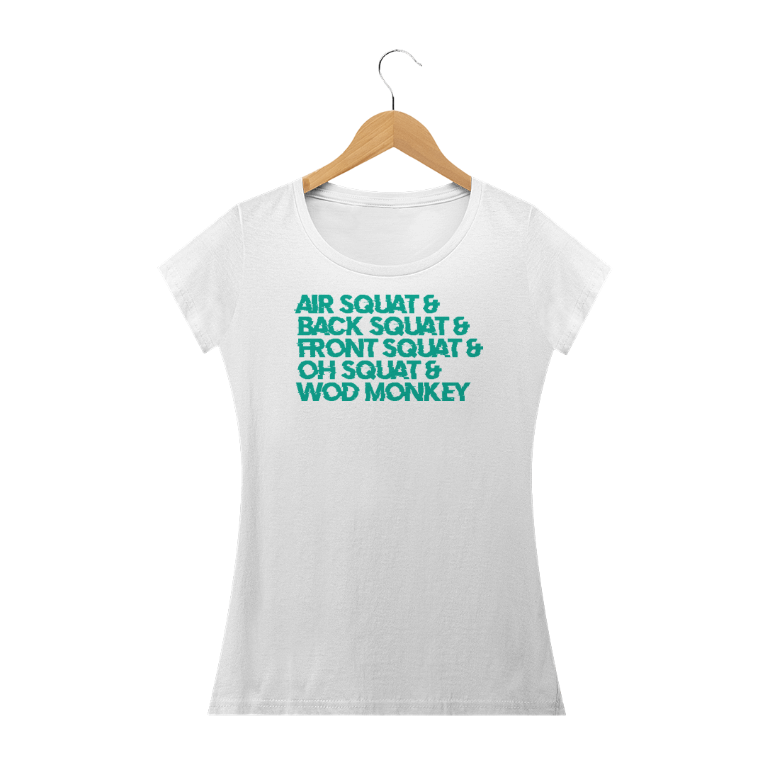 Nome do produto  T-SHIRT FEM SQUATS
