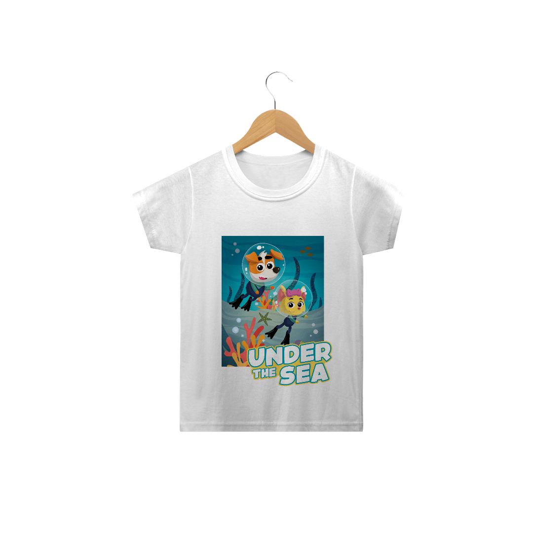 Nome do produto  Camiseta Infantil - Under the Sea