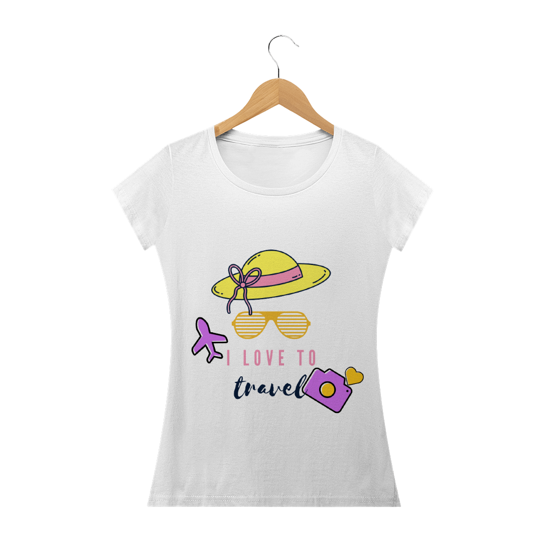 Nome do produto  Camiseta I Love To Travel