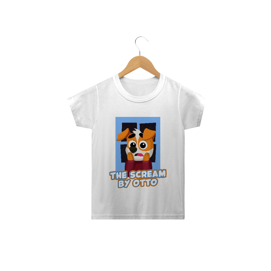 Nome do produto  Camiseta Infantil - The Scream By Otto