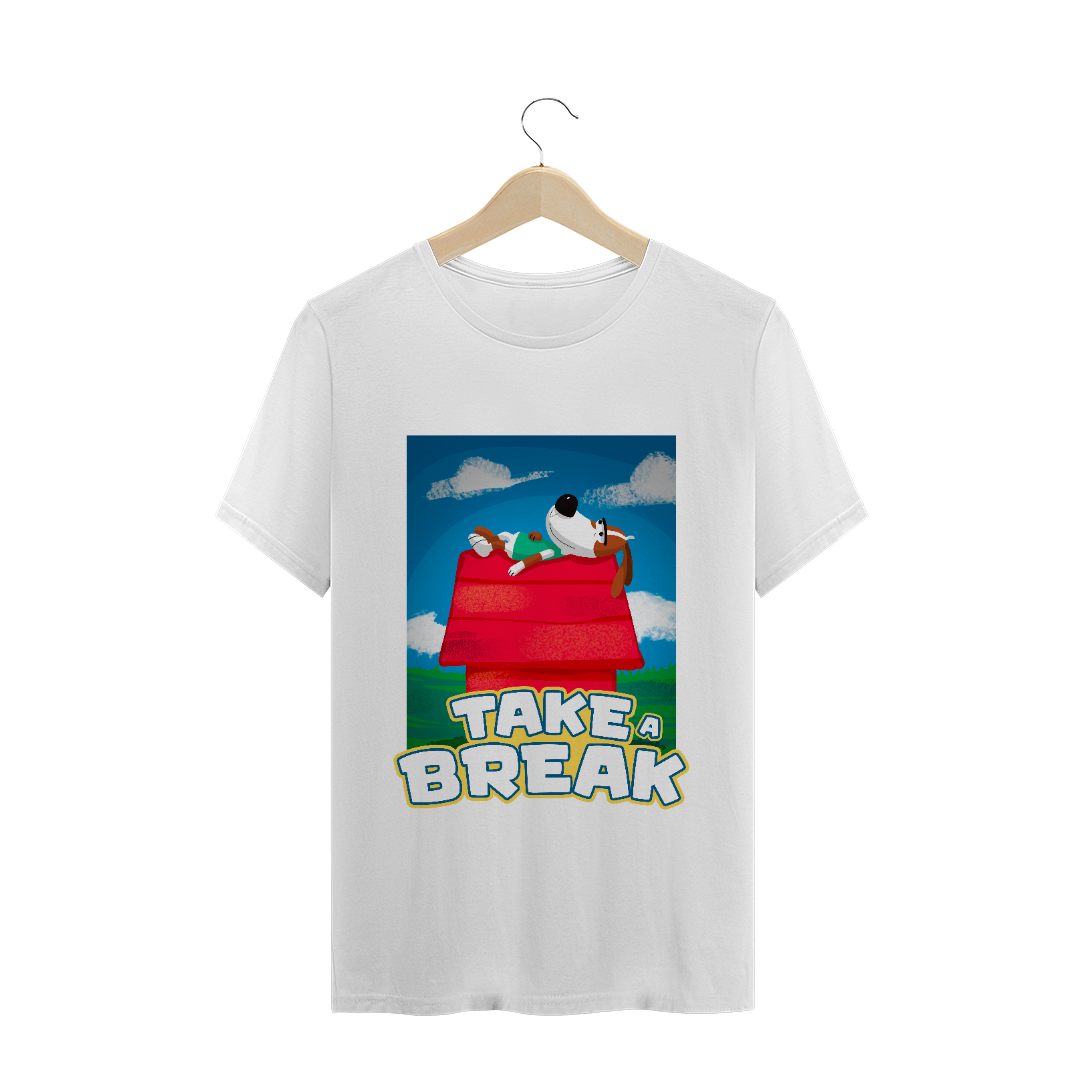 Nome do produto  Camiseta Masculina - Take a Break