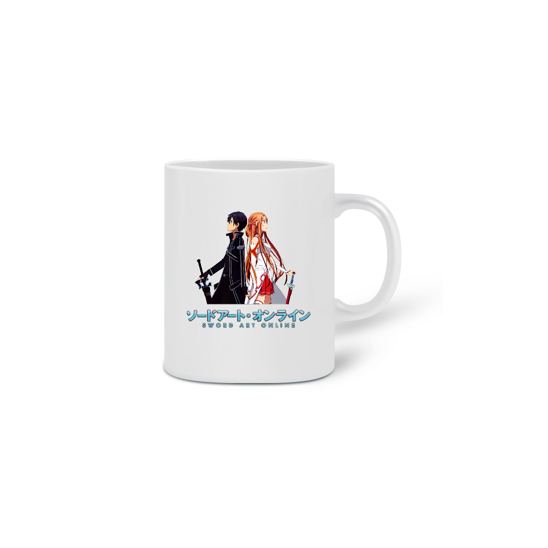 Nome do produto  MarmitaGeek Sword art online Caneca