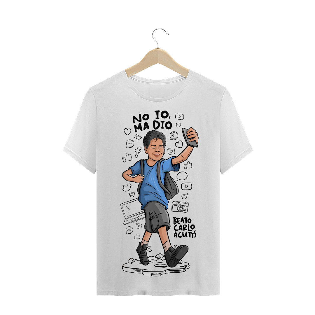 Nome do produto  T-Shirt Plus Size Carlo Acutis