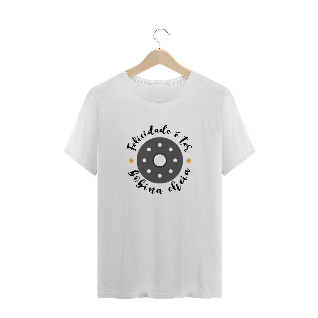 Nome do produto  Camiseta Bobina - Podcast Entrelaçadas