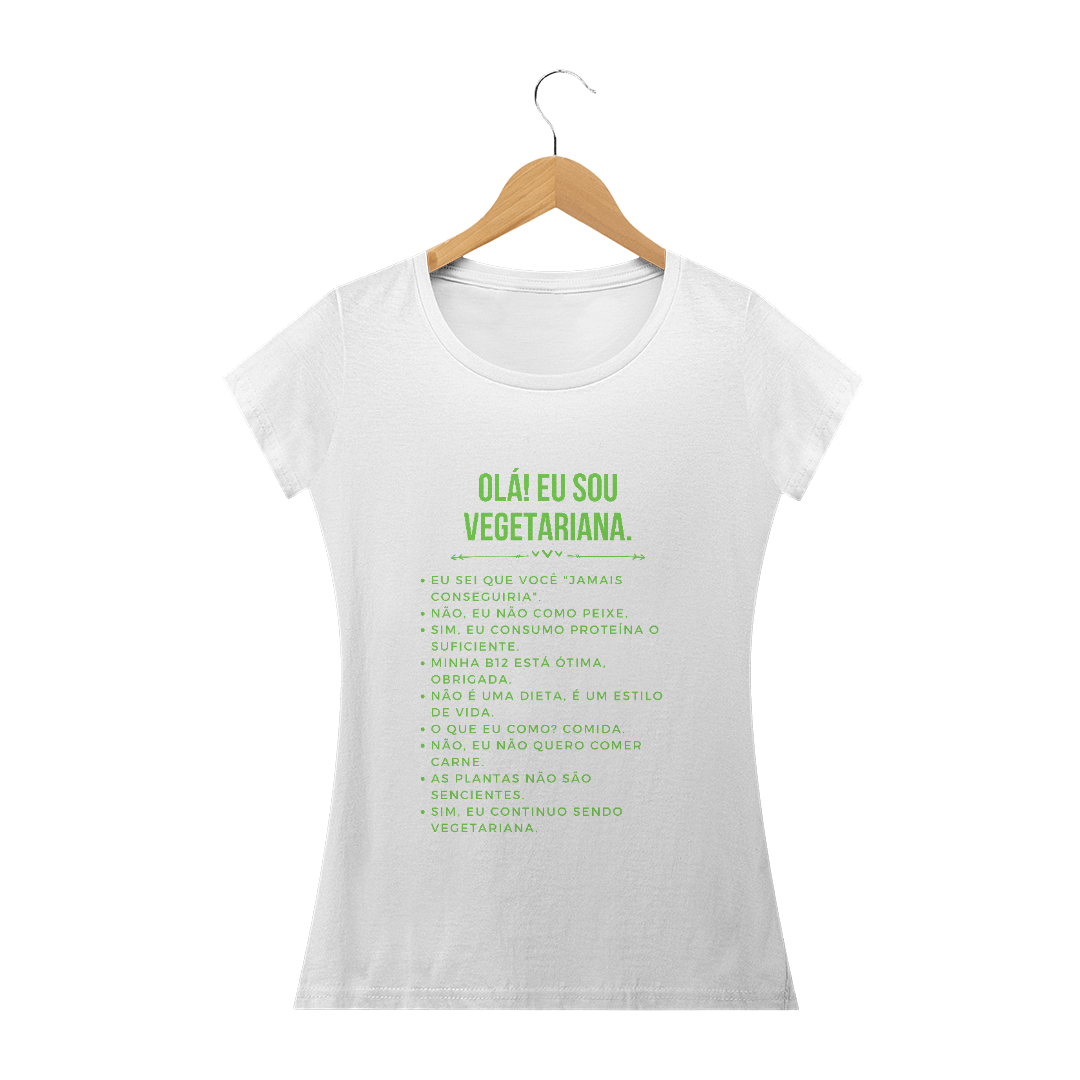 Frases - Vegetariana (Baby Look)