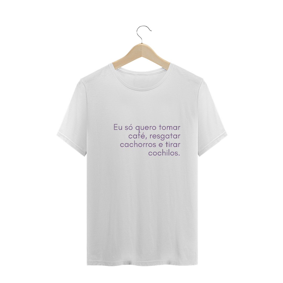 Nome do produto  Frases - Café, resgate e cachorros 