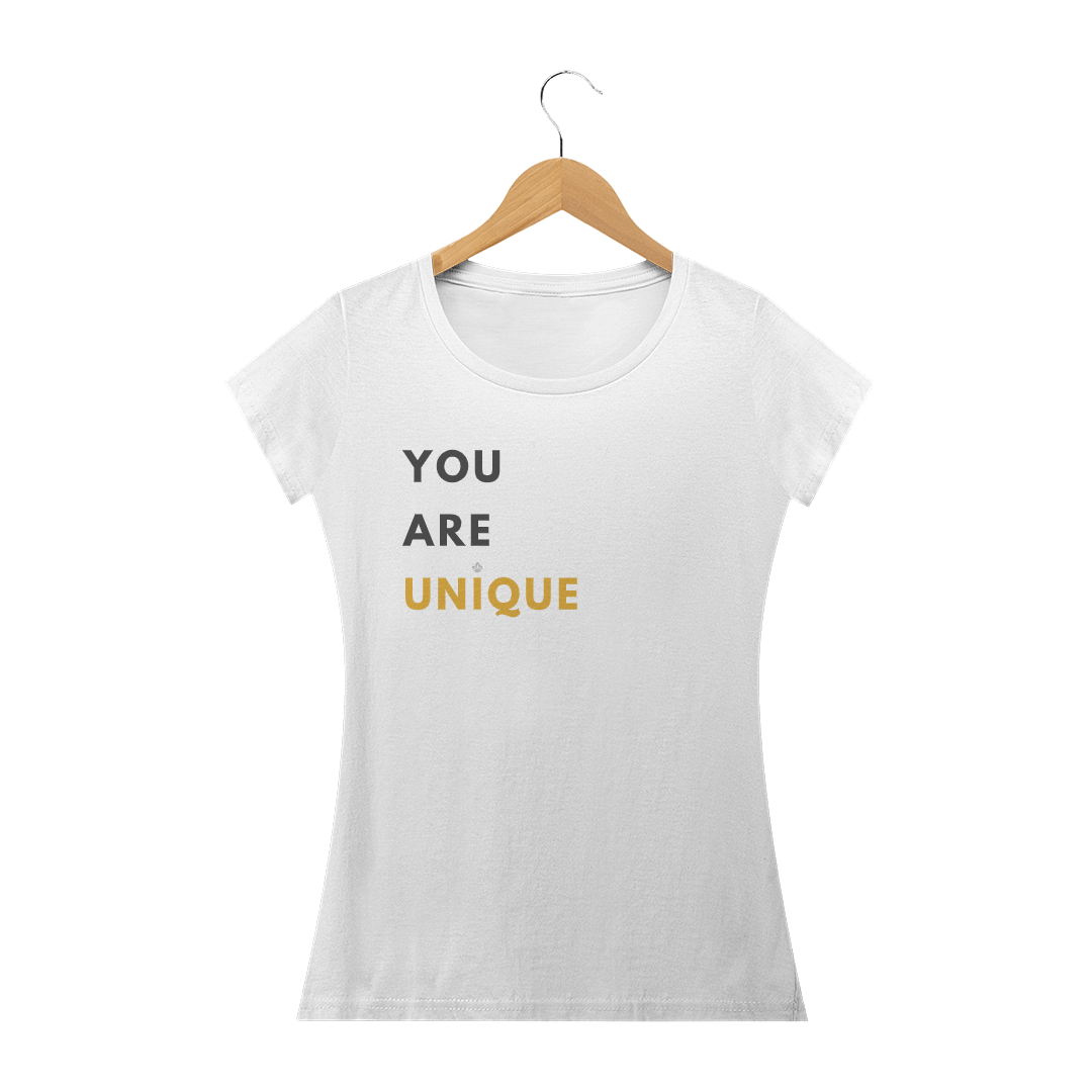 Nome do produto  Baby Long Nathalia Morgana Frase You are unique (inspire-se)