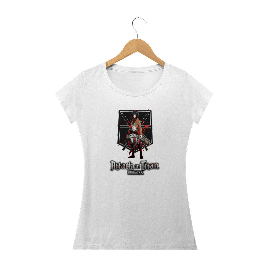Camiseta - Shingeki no Kyojin - Feminina 