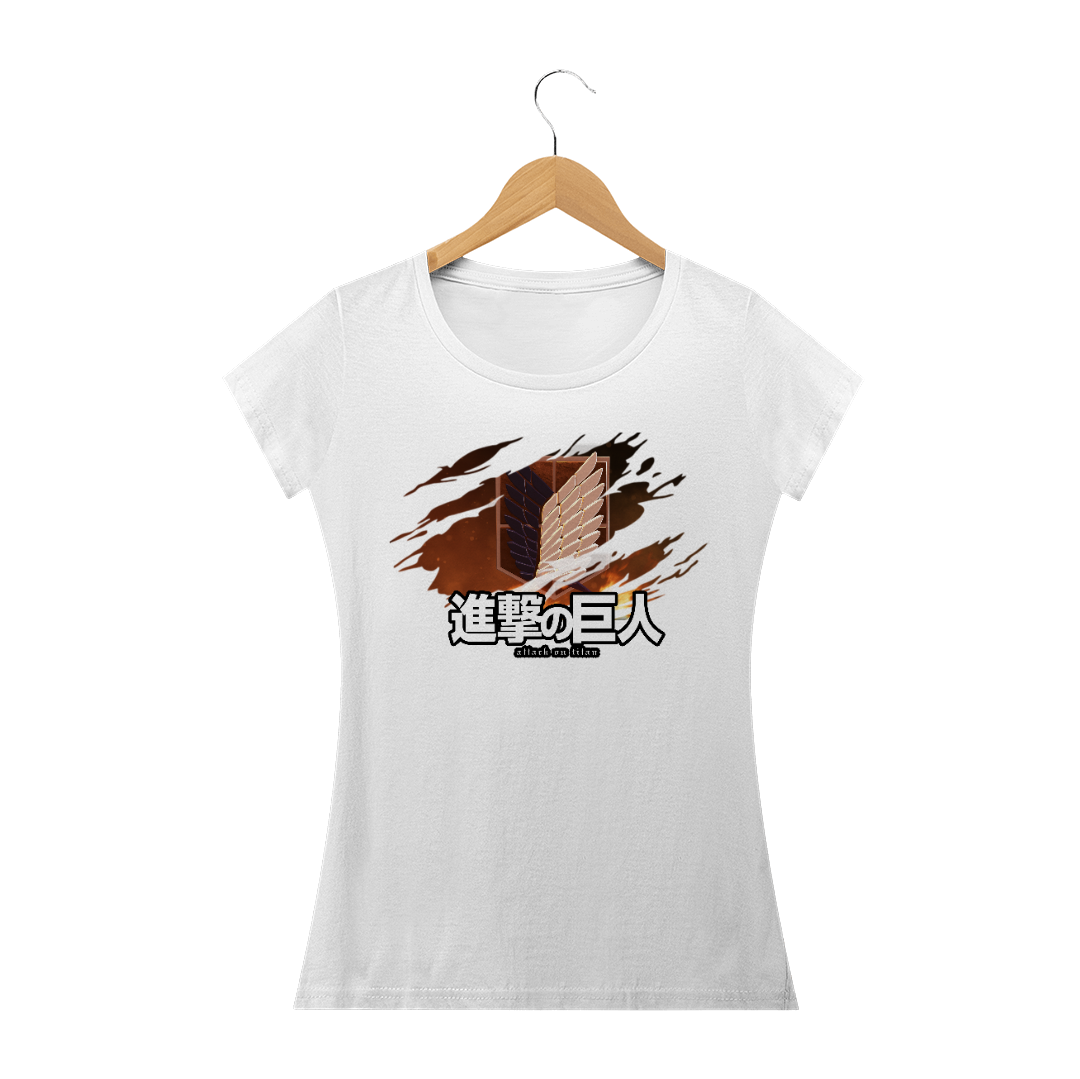 Nome do produto  Camiseta - Shingeki no Kyojin - Feminina 