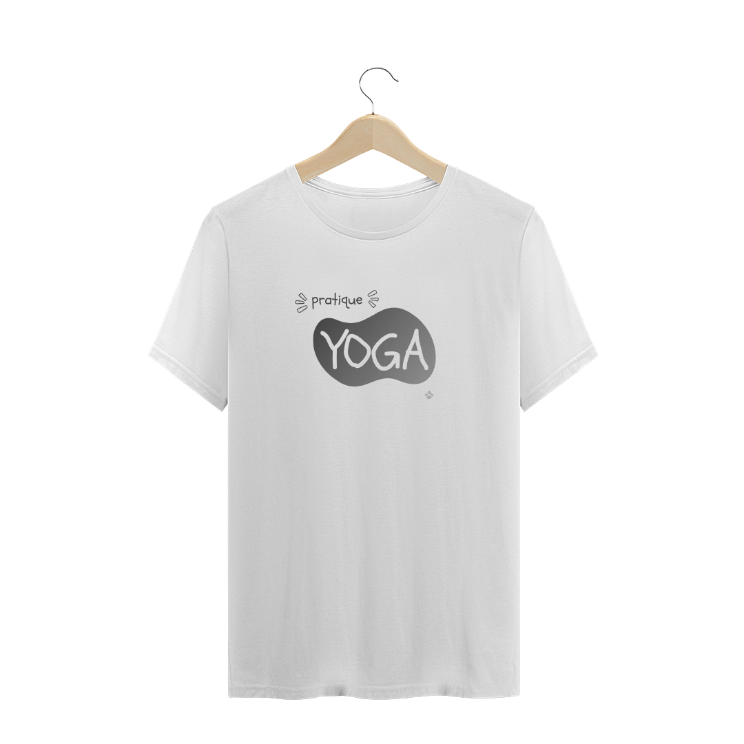 Nome do produto  Camiseta Nathalia Morgana Frase Pratique Yoga (inspire-se)