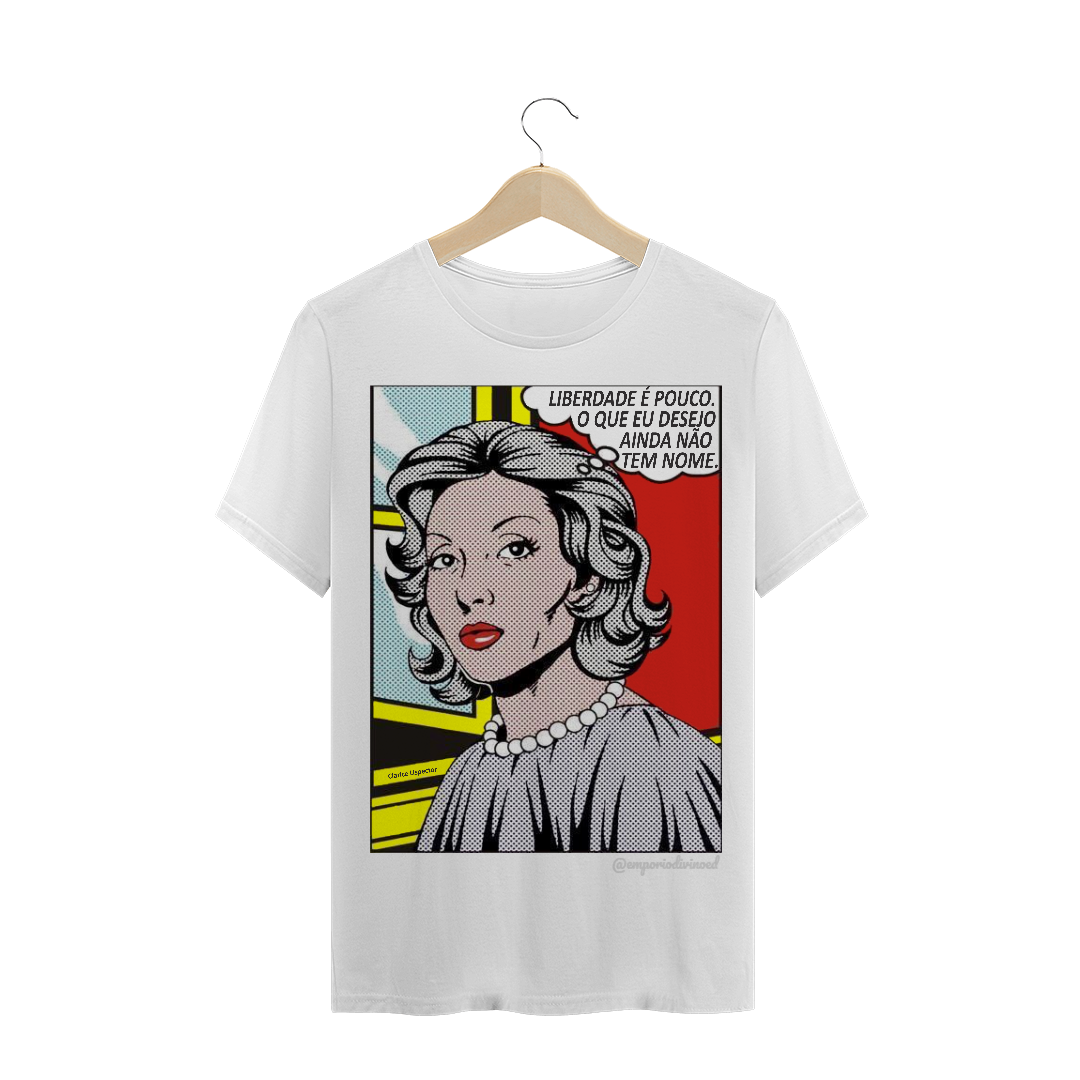 Nome do produto  T-SHIRT QUALITY PERSONALIZADA ´CLARICE LISPECTOR´