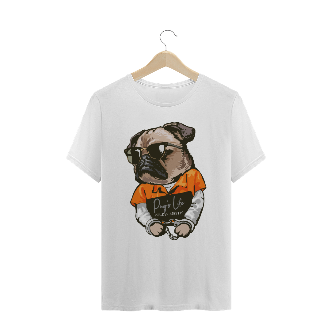 Nome do produto  Camiseta - Pugs Life - Pug