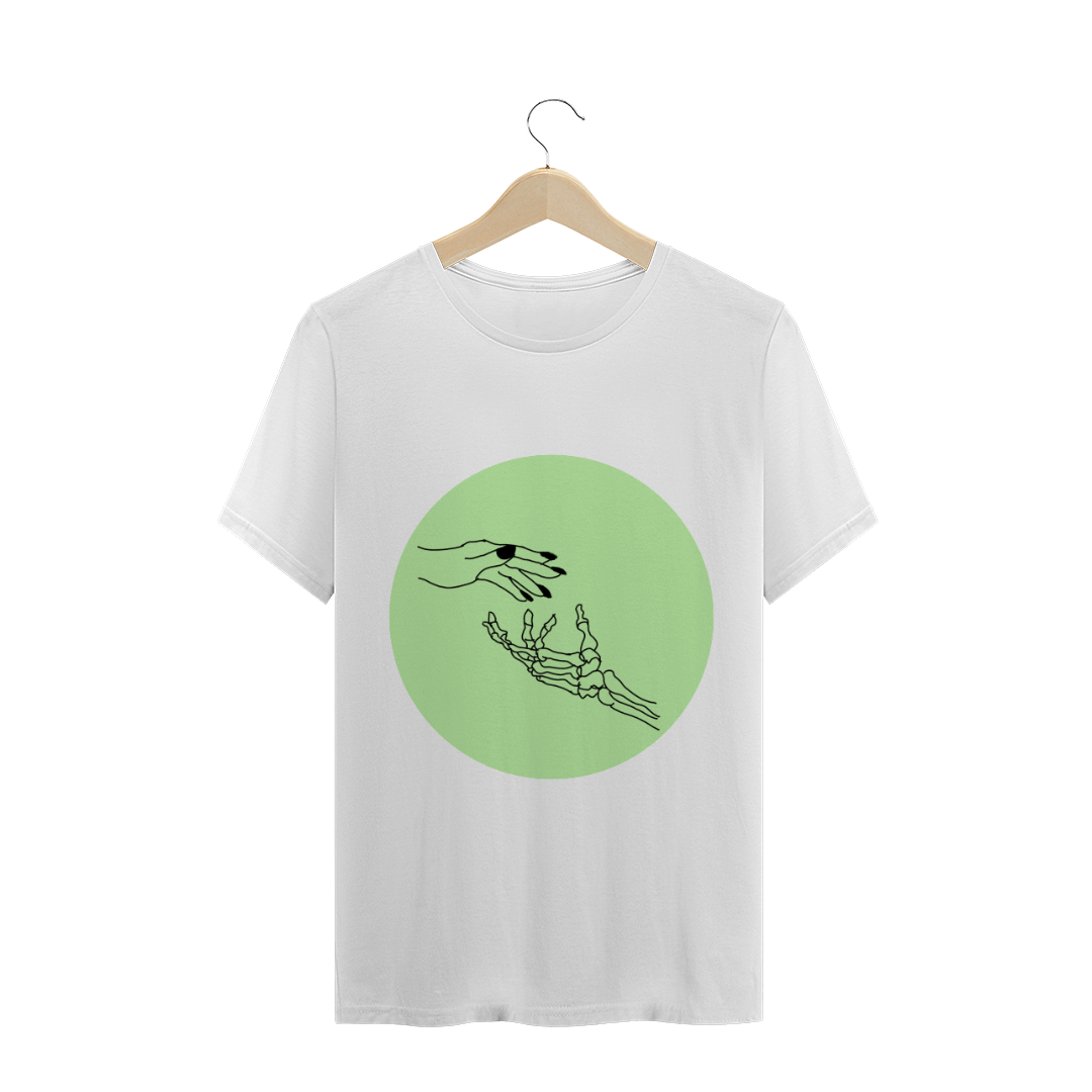 Nome do produto  CAMISETA PLUS SIZE MÃOS