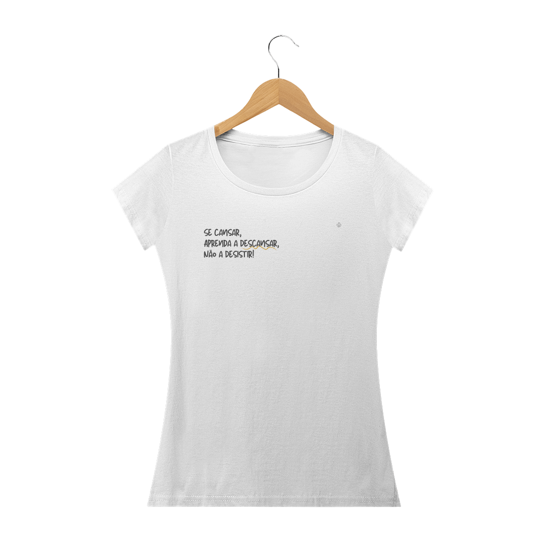 Nome do produto  Baby Long Nathalia Morgana Frase Se cansar (inspire-se)