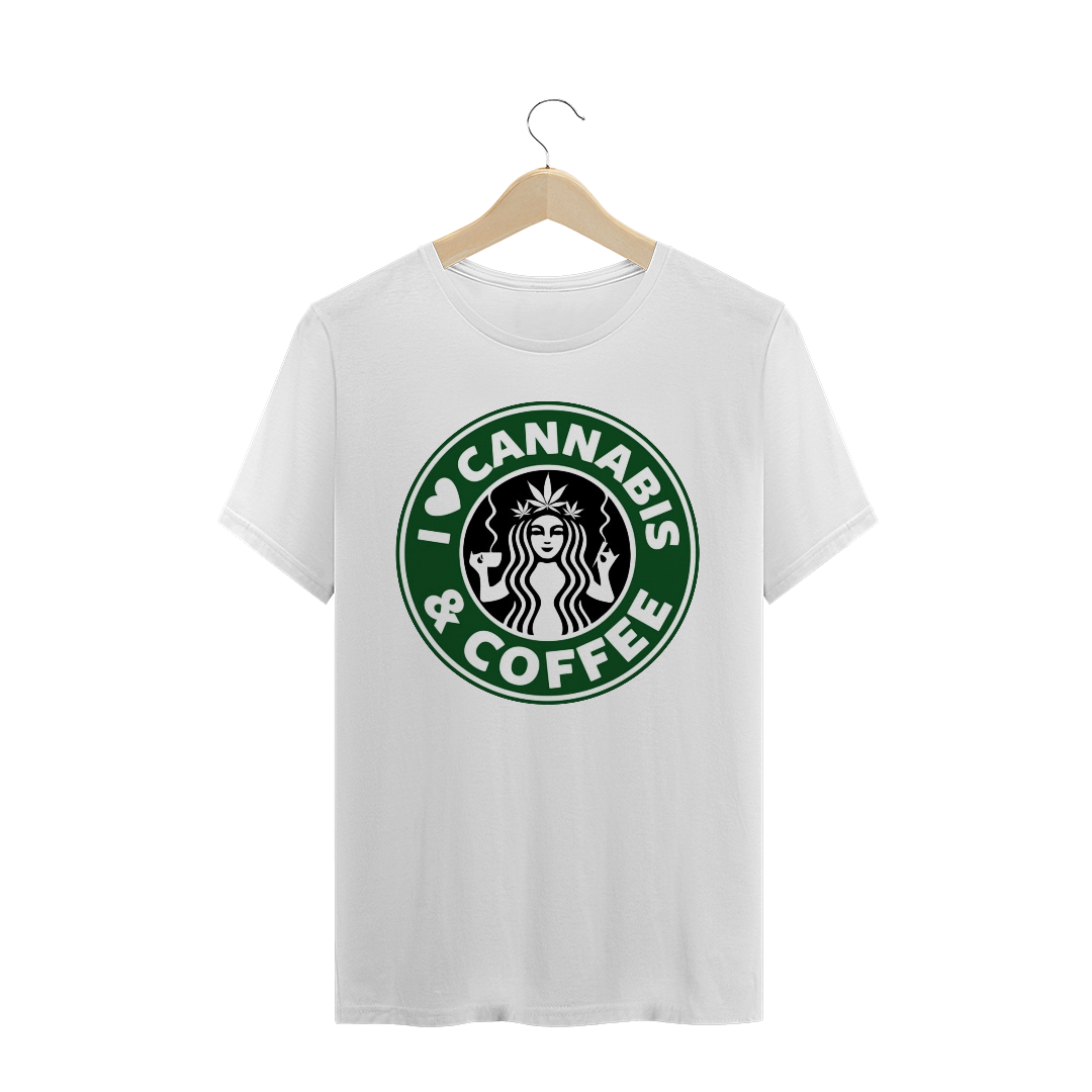 Nome do produto  I love Cannabis e Coffee (T-Shirt)