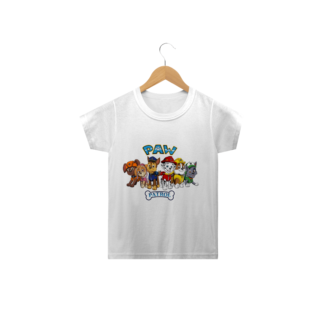 Nome do produto  CAMISETA INFANTIL UNISEX PATRULHA CANINA