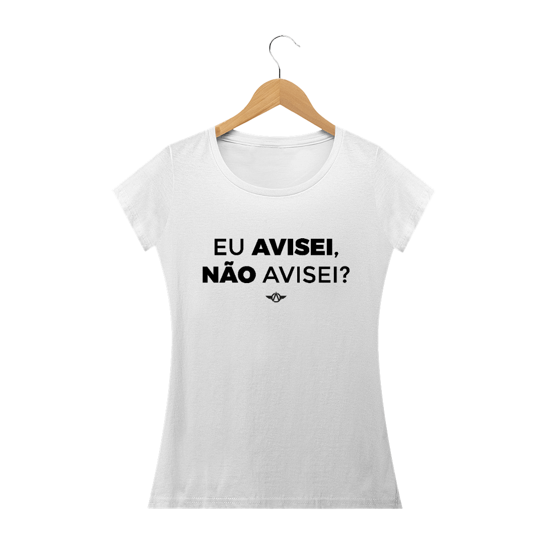 Nome do produto  Baby Long Feminina Eu Avisei - Clara