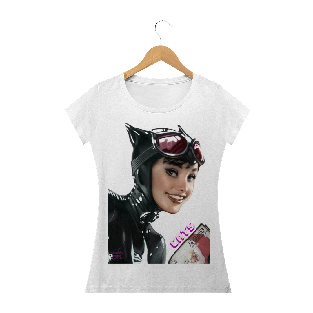 Nome do produto  Mulher Gato! Camisa Feminina Baby Long Quality