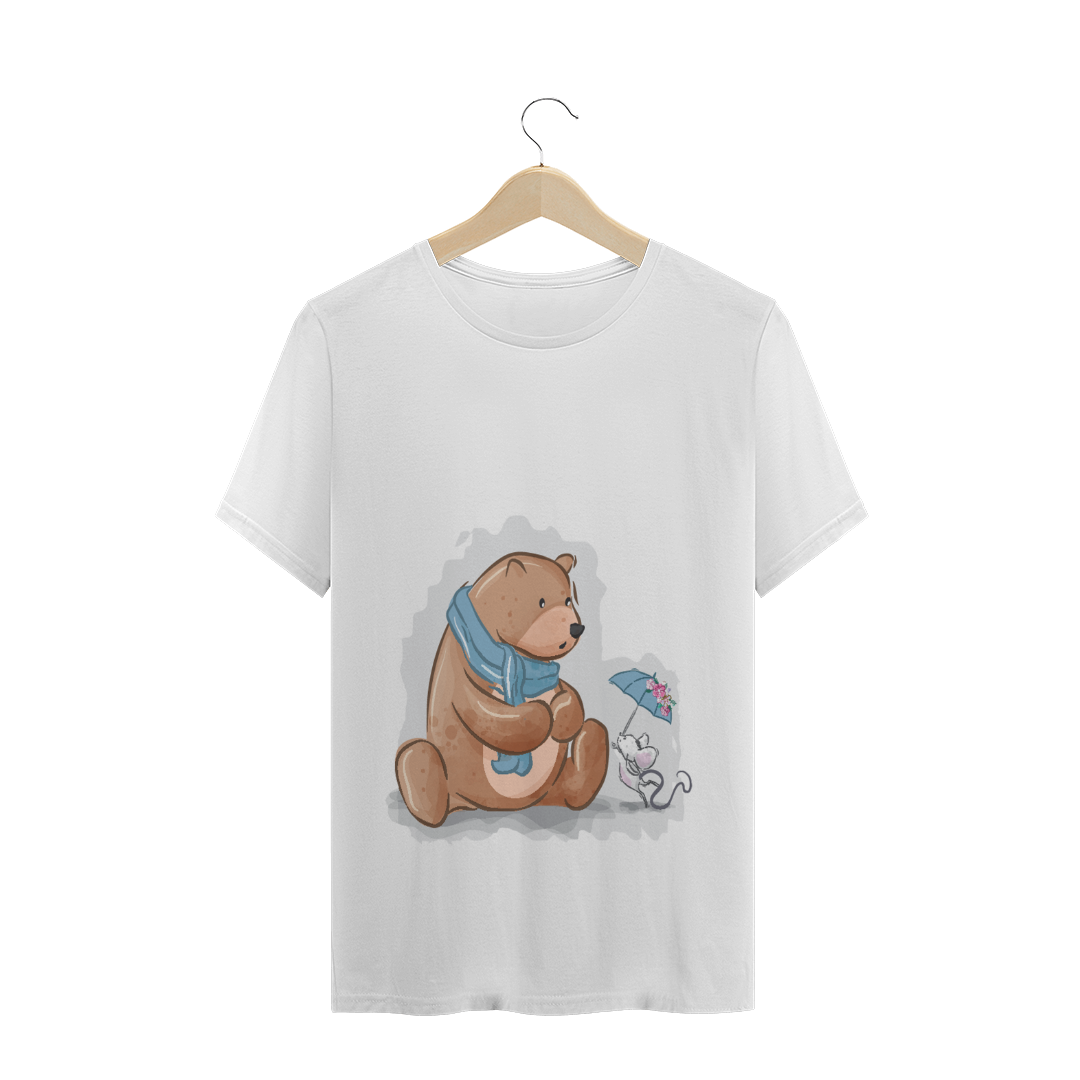 Camiseta Quality Estampa Urso Fofo