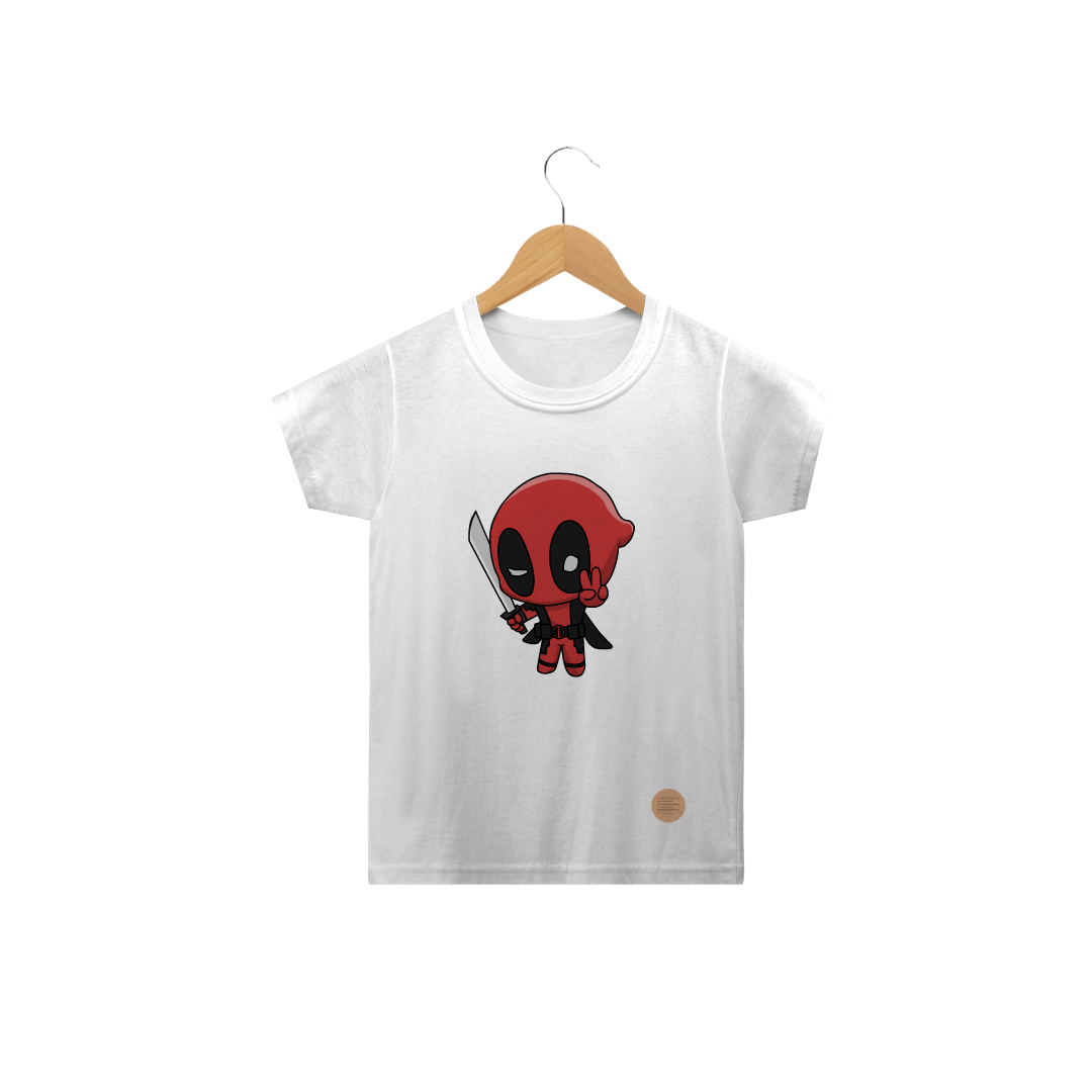 Nome do produto  Camisa infantil Deadpool .lalu
