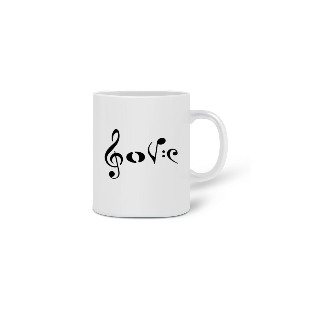 Nome do produto  Caneca de Música Personalizada