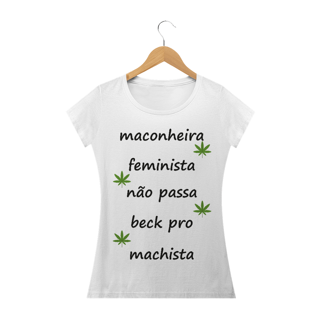 Nome do produto  Baby Long Maconheira Feminista 