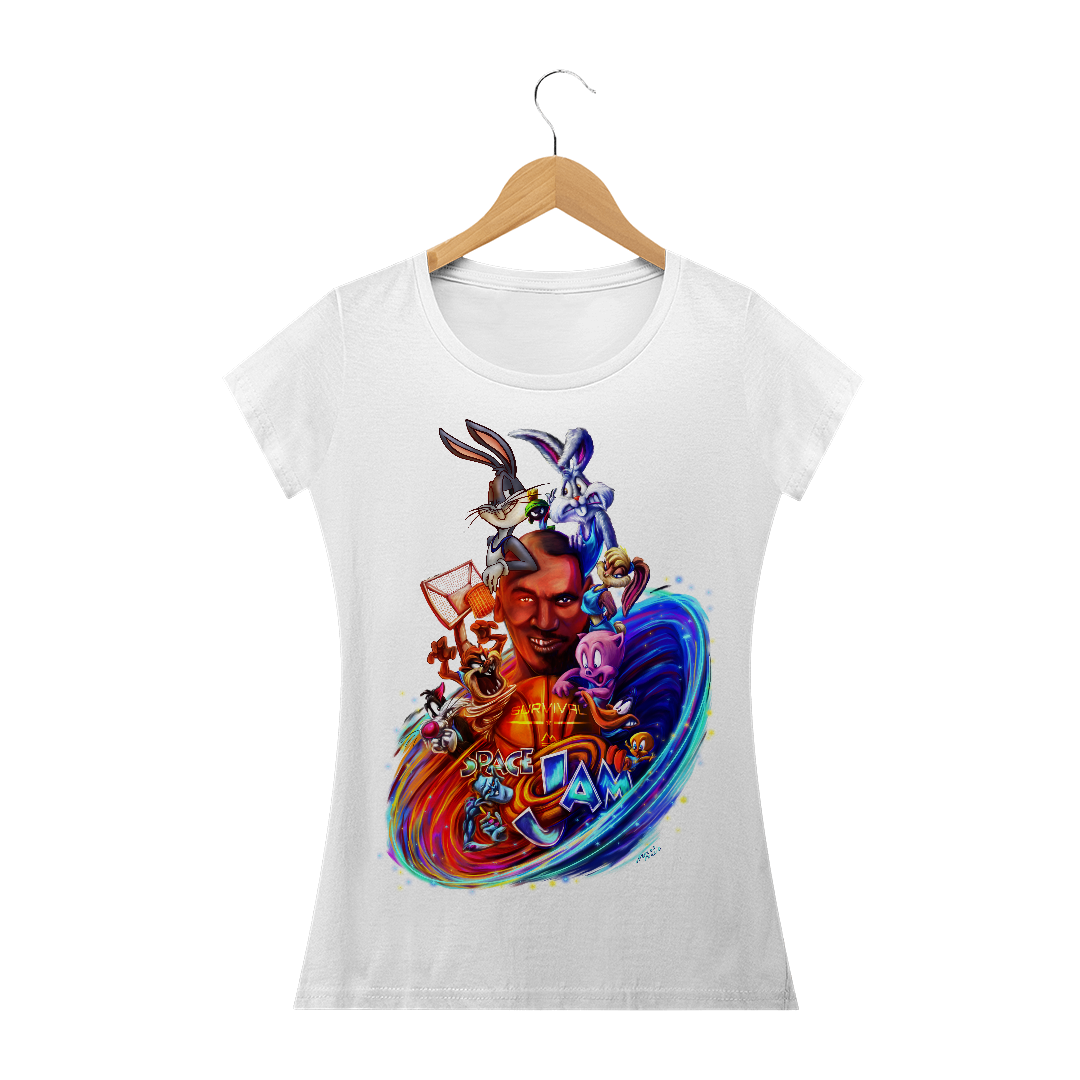 Nome do produto  CAMISETA BABY LONG SURVIVAL SPACE JAM