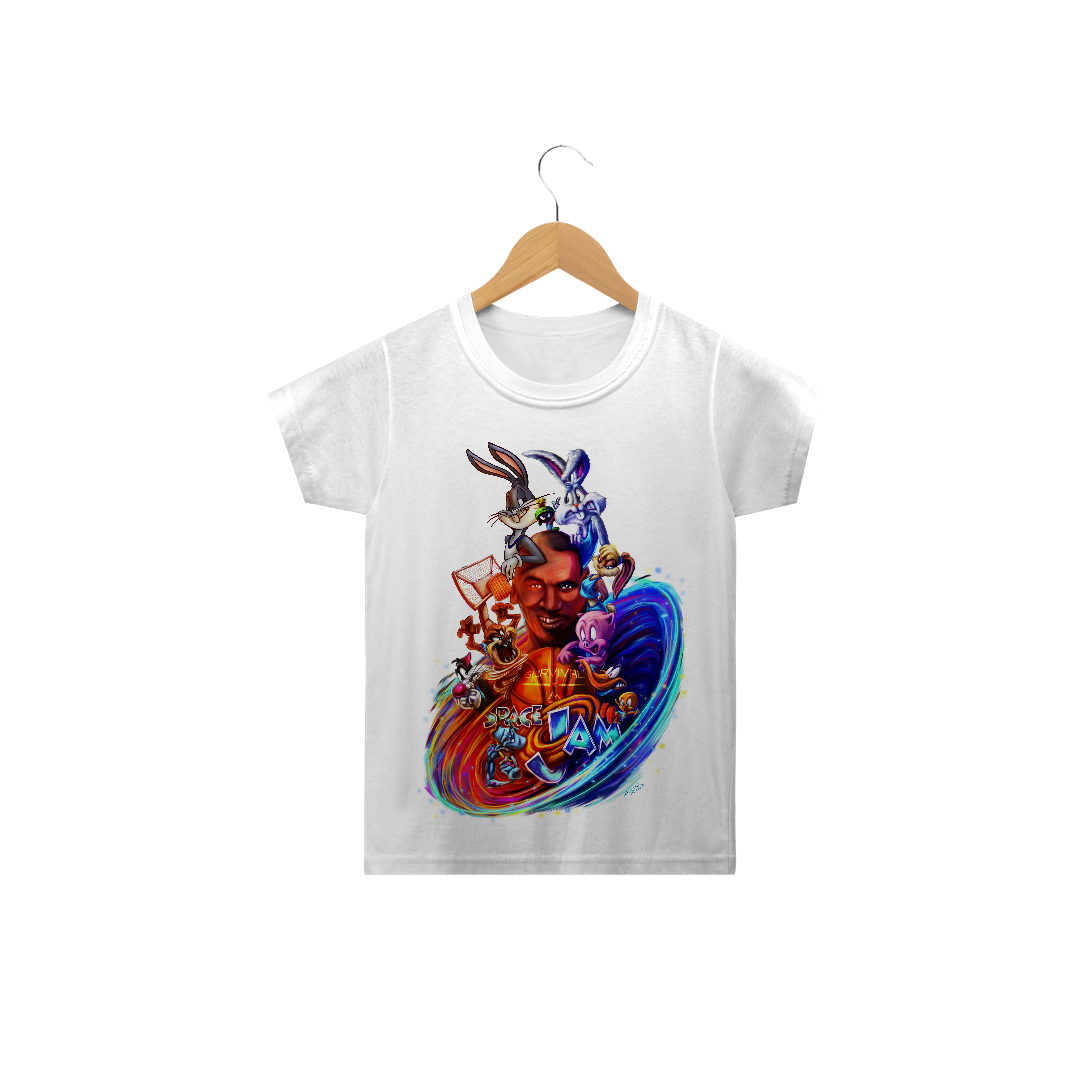Nome do produto  CAMISETA INFANTIL SURVIVAL SPACE JAM 