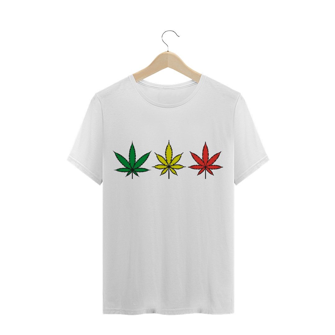 Nome do produto  T-Shirt 3 Folhas Reggae