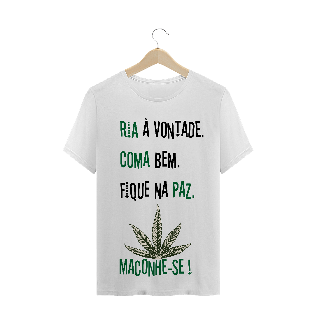 Nome do produto  T-Shirt Fique na Paz