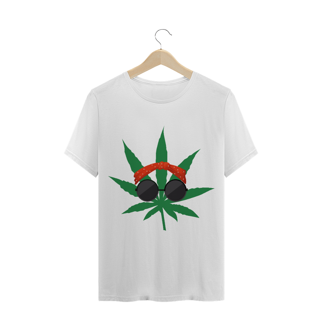 Nome do produto  T-Shirt Folha de Óculos e Faixa