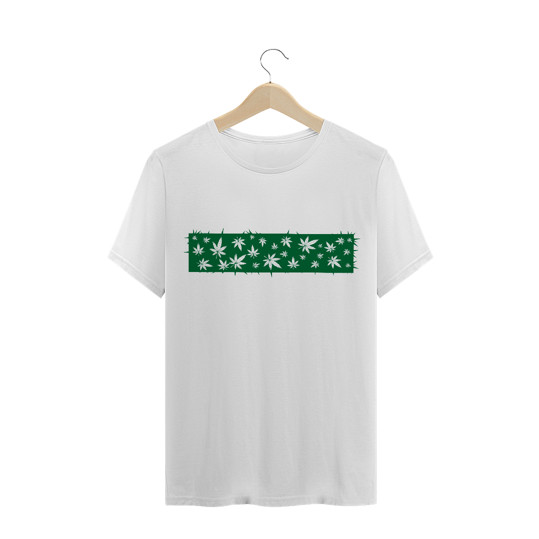 Nome do produto  T-Shirt Folhas Brancas