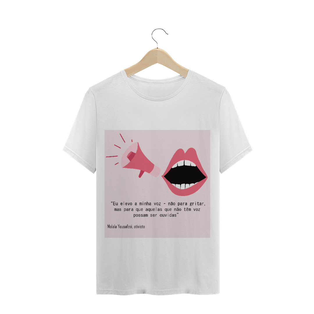 Nome do produto  T-Shirt Voz Malala