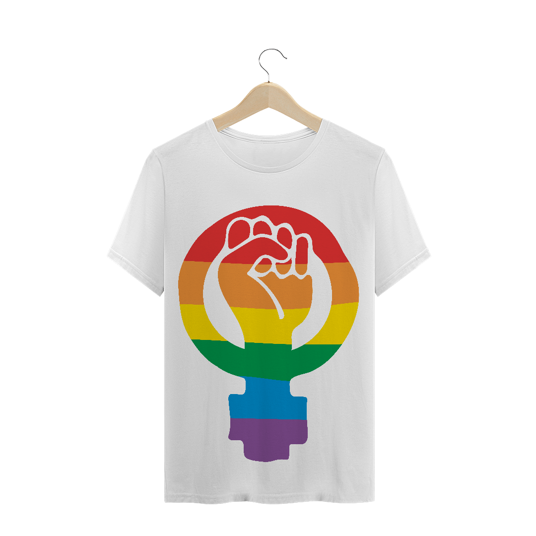 Nome do produto  T-Shirt LGBTQIA+ e Feminismo