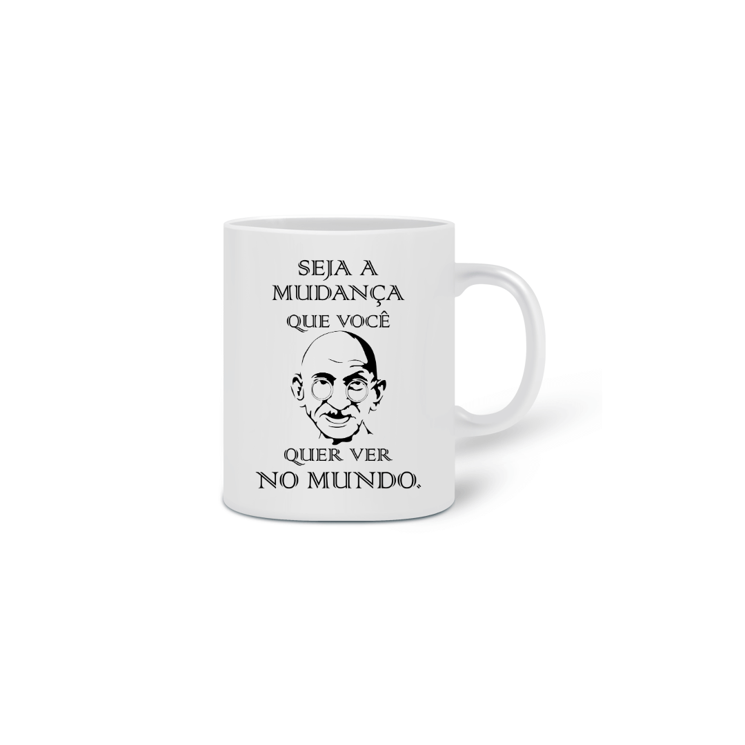 Nome do produto  Caneca Gandhi